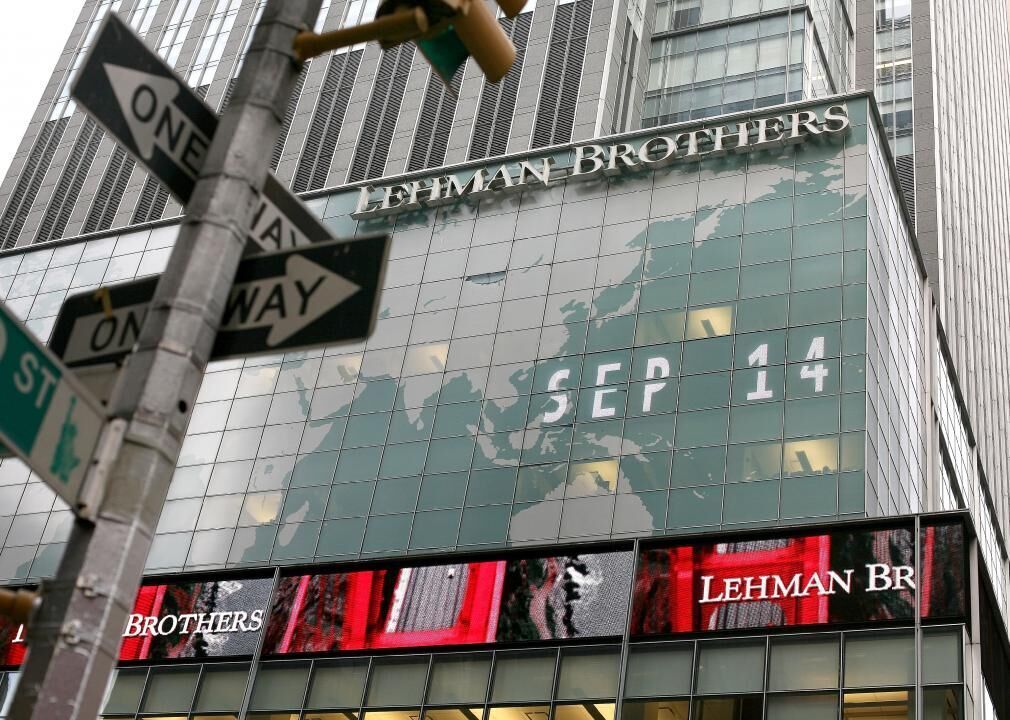 2008: Lehman Brothers collapse